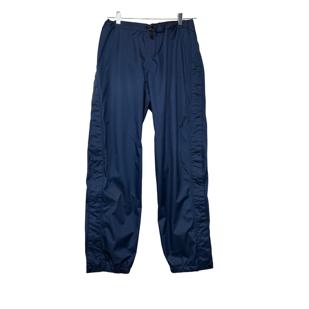 Patagonia‎ Rain Pants Mens Navy Blue Ripstop Waterproof Windproof Trousers 32x31